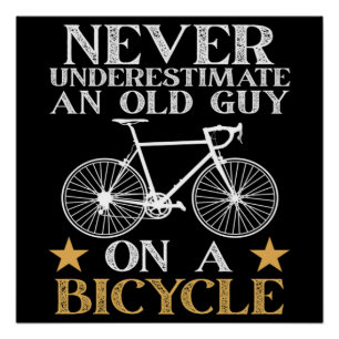 Pôster Humor de Ciclista Divertido de Ciclismo