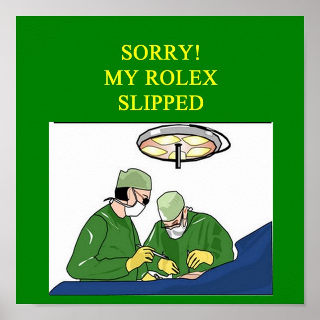 Pôster humor de doutor engraçado (Frente)