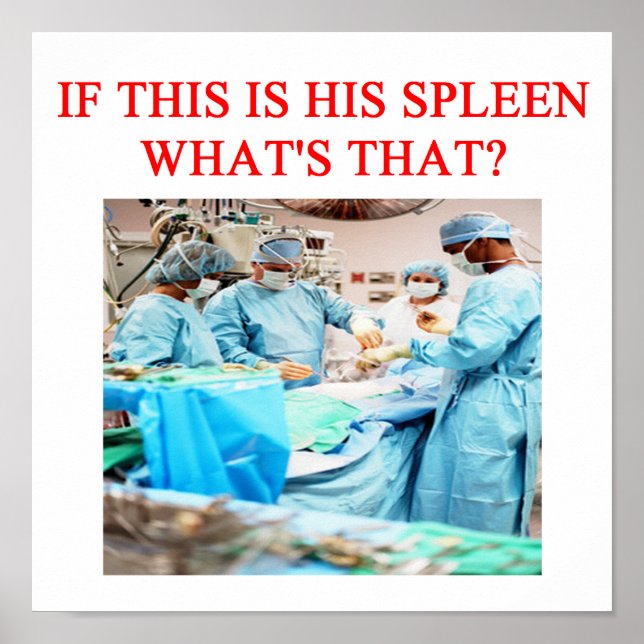 Pôster humor de doutor engraçado (Frente)