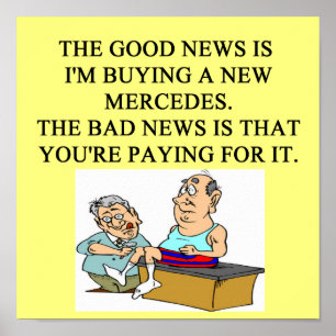 Poster humor de doutor engraçado