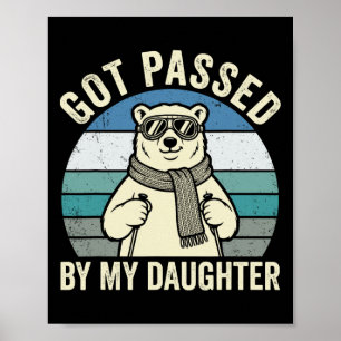 Poster Humor de Esqui de Urso Polar Foi Pedido Por Minha