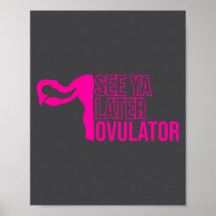 Poster Humor de Histerectomia Engraçado Feminista Recuper