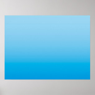 Poster HUMOR DE INVERNO – Azul Gelo profundo a claro