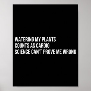 Poster Humor de Plantas Citação Engraçada de Jardinagem S