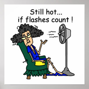 Poster Humor do flash quente