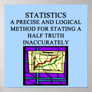 Poster humor estatístico de STATISTICS