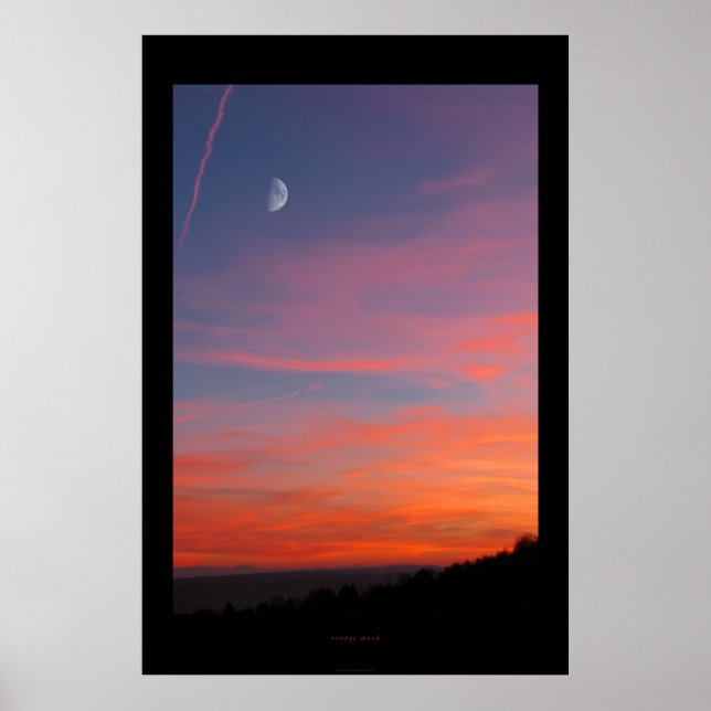 Poster humor laranja (Frente)