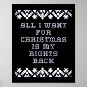 Poster Humor Político de Natal Dizia Pro Trump An