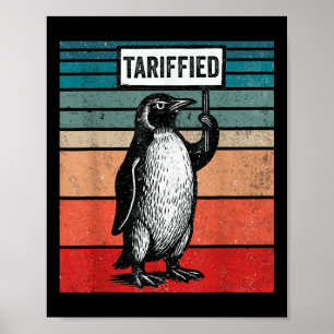 Poster Humor Político Penguino Engraçado E Tarifado