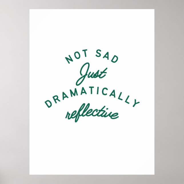 Poster Humor Profundamente Reflexivo (Frente)