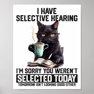 Poster Humor Sarcasmo Dizendo Presente De Gato Para Mulhe