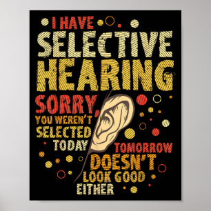 Poster Humor Sarcástico Divertido Com Dizer Que Tenho Sel