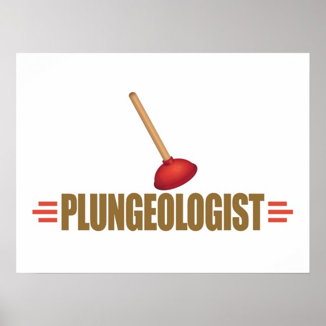 Pôster Humorous Plumber (Frente)