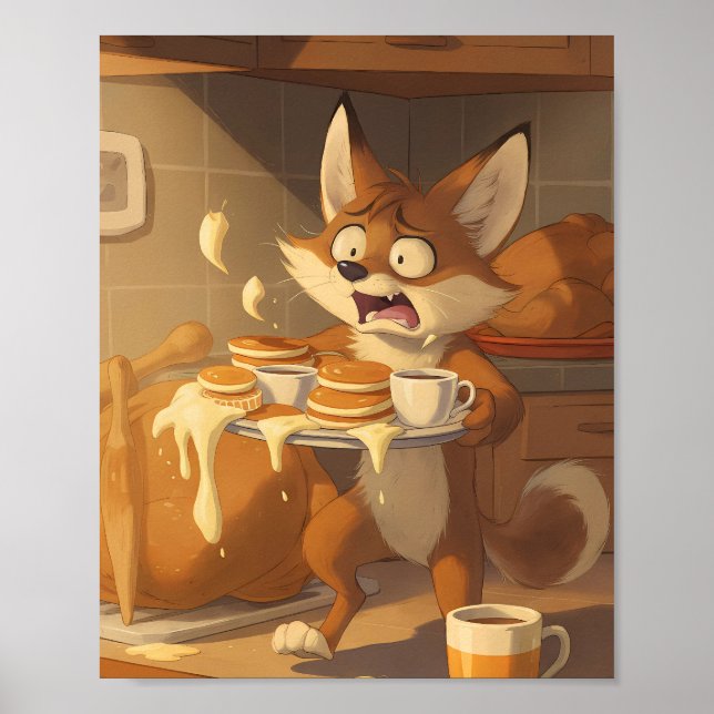 Poster Humorous Thanksgiving: Flicker's Tricky Tray (Frente)