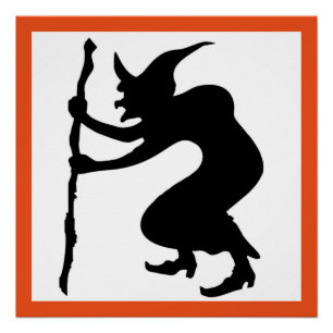 PÔSTER HUNCHBACK HALLOWEEN WITCH