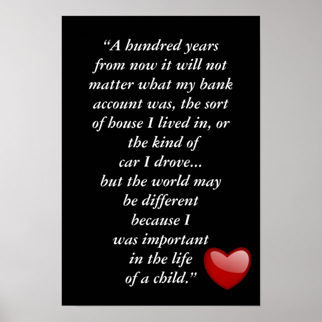 Poster hundred years from now (Frente)