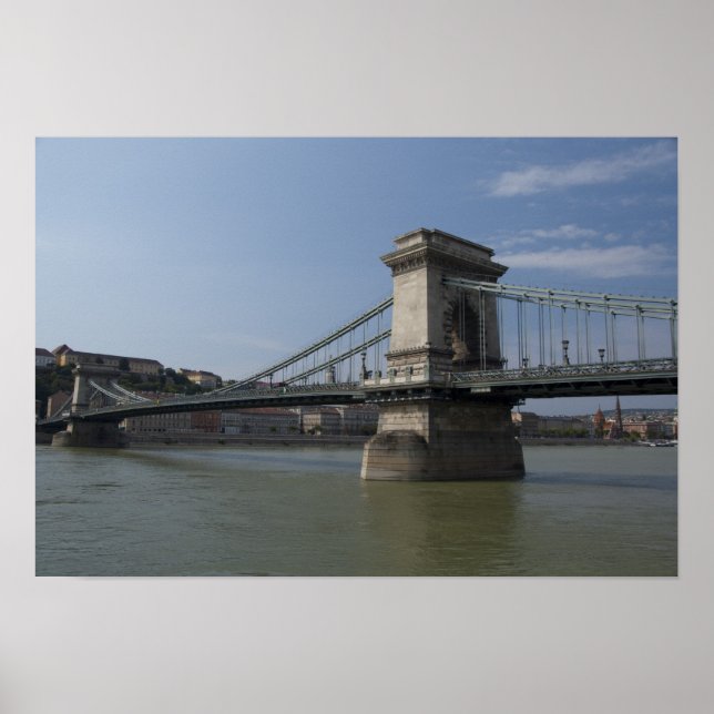 Pôster Hungary, capital city of Budapest. Historic 3 (Frente)