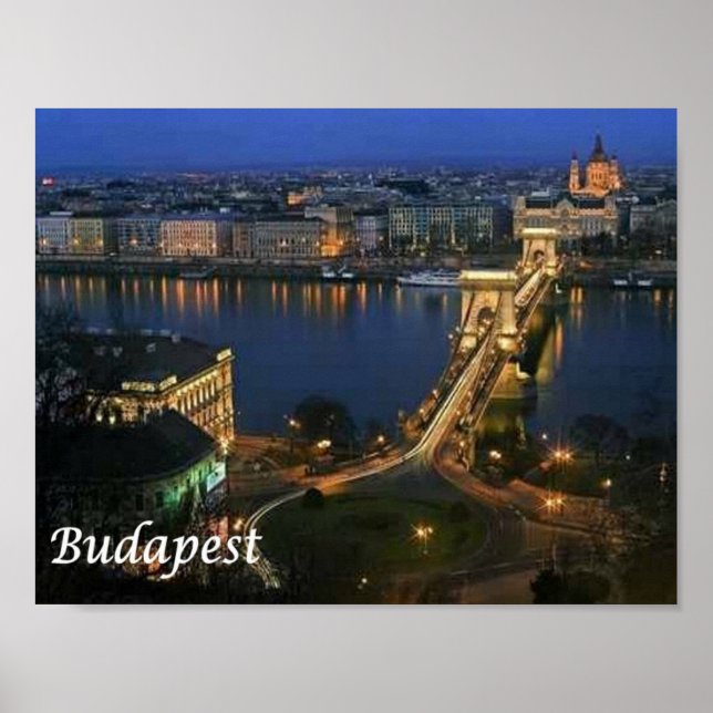 Poster Hungria - Budapeste - (Frente)