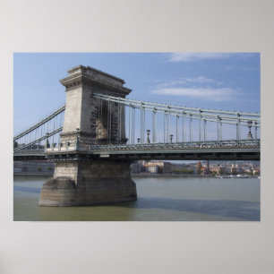 Pôster Hungria, cidade capital Budapeste. Histórica