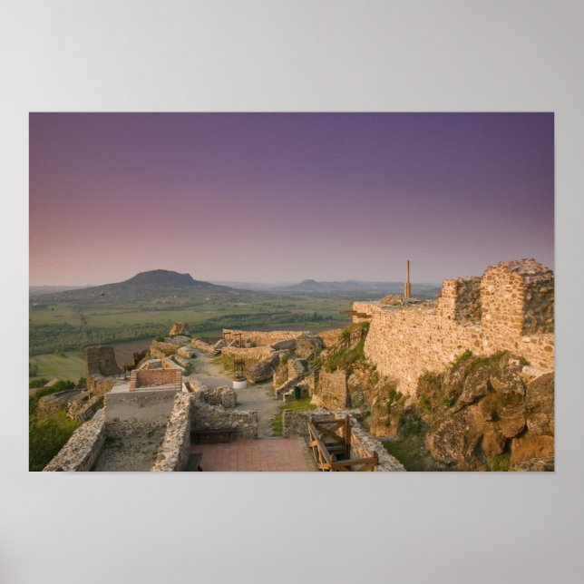 Poster HUNGRIA, Região do Lago Balaton, SZIGLIGET: (Frente)