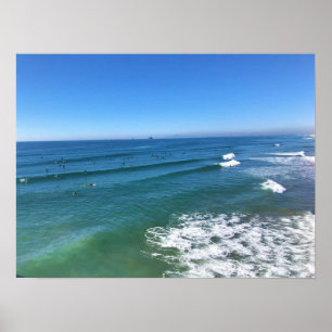 Poster Huntington Beach, Califórnia