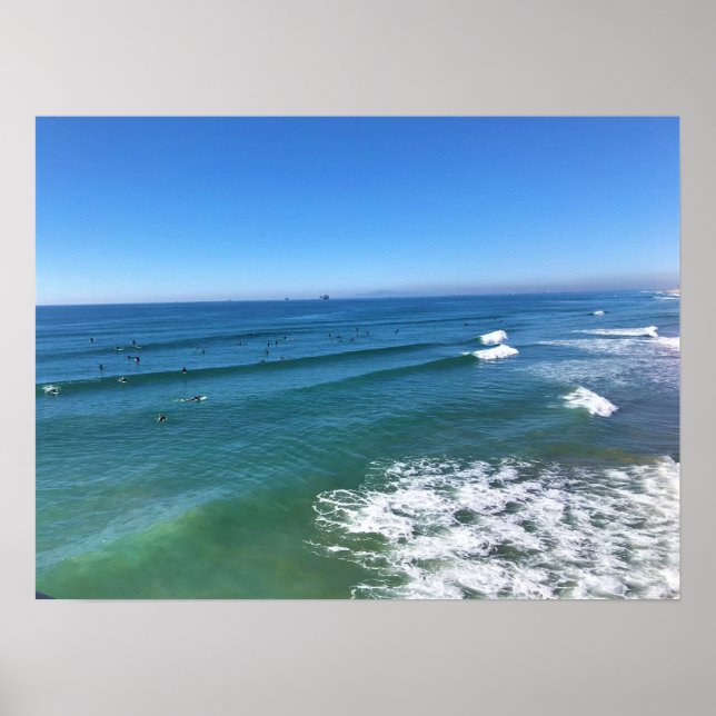 Poster Huntington Beach, Califórnia (Frente)