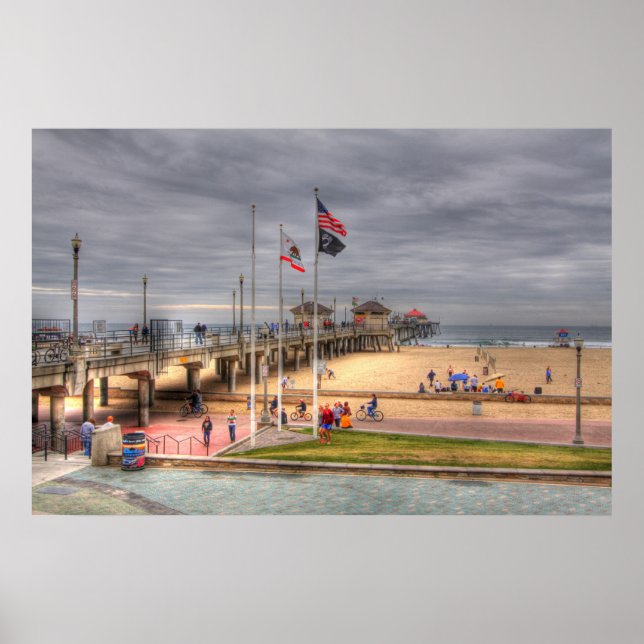 Poster Huntington Beach Pier (Frente)