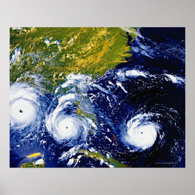Poster Hurricane Andrew (Frente)