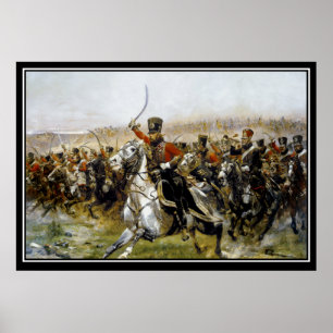 Pôster Husardos de Napoleão Batalha de Friedland 1807