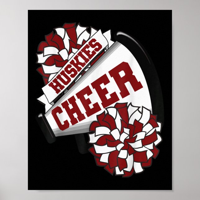 Poster Huskies Comemorar De Volta Ao Espírito De Torcida  (Frente)