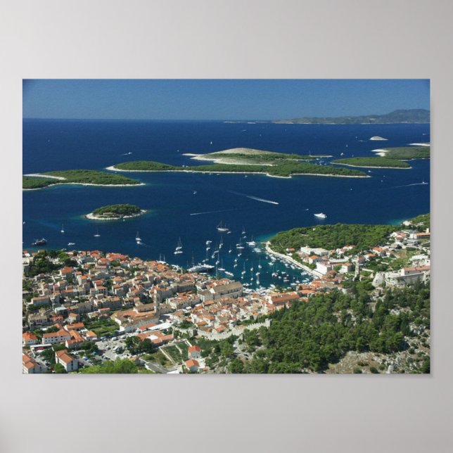 Poster Hvar Pakleni otoci Hrvatska (Frente)