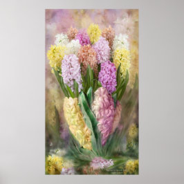 Pôster Hyacinth Vase 2 Fine Art Poster/Impressão