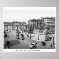 Hyde Park, London, 1900's England