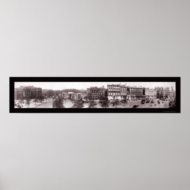 Poster Hyde Park, London Photo 1909 (Frente)