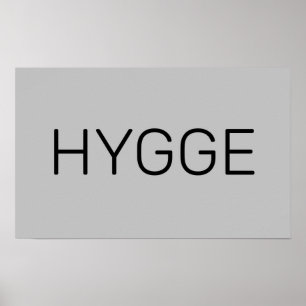 Poster Hygge Black e Cinza Dinamarquês