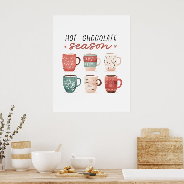 Poster Hygge Hot Chocolate Season (Cozinha)