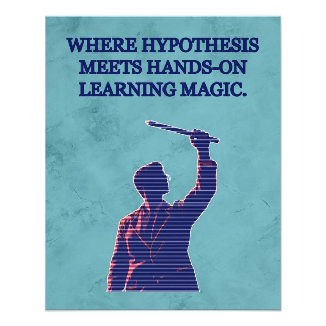Pôster Hypothesis Meets Hands-On Learning Science Magic (Frente)