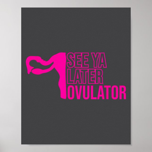 Poster Hysterectomy Humor Funny Feminist Surgery Recovery (Frente)