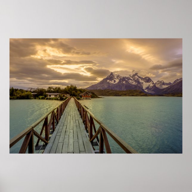 Poster Hysteria Pehoe. Cordilera del Paine (Frente)