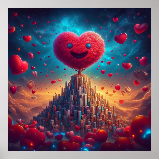 Poster I.A. Árvore de Corações (Frente)