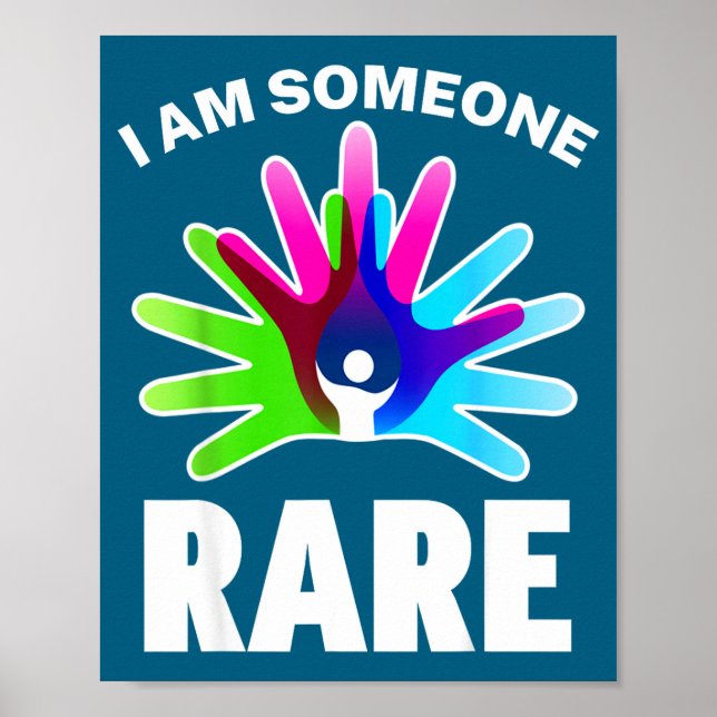 Poster I Am Rare Disease Awareness Shirt - Rare Disease D (Frente)
