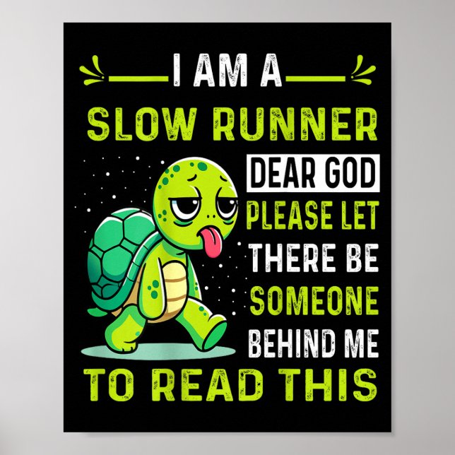 Poster I Am Runner Dear God Please Let There Be Someone F (Frente)