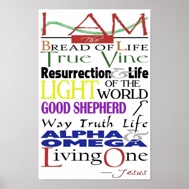 Poster I Am Sayings (Frente)