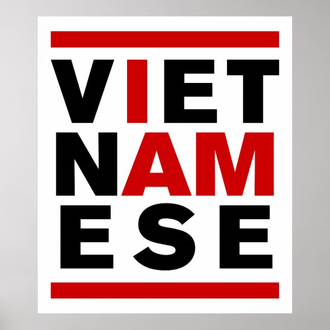 PÔSTER I AM VIETNAMESE (Frente)