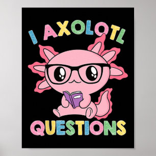 Poster I Axolotl Perguntas Camiseiros Axolotl Natal 2