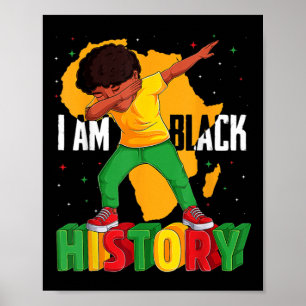 Poster I Black History Kid Dabbing Black History African