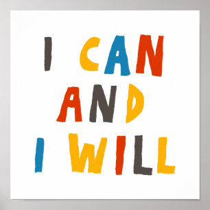 Poster I Can And I Will