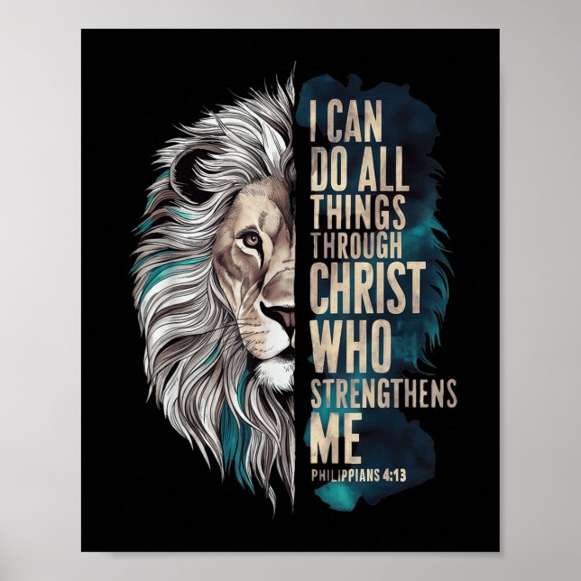 Poster I Can Do All Things Through Christ  (Frente)