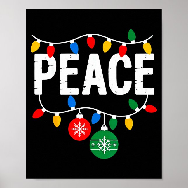 Poster I Come In Peace Matching Family Christmas Couple  (Frente)