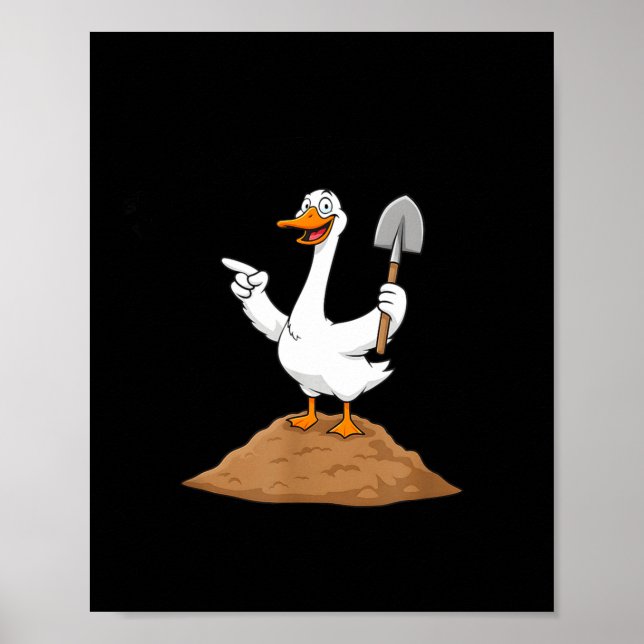 Poster I Got You, A Shovel, Since You're Always Digging H (Frente)